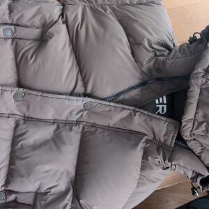 Aritzia Brown Superpuff Shorty Jacket